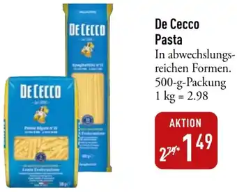 Galeria Markthalle De Cecco Pasta 500 g Packung Angebot