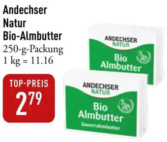 Galeria Markthalle Andechser Natur Bio-Almbutter 250 g Packung Angebot