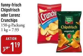 Galeria Markthalle funny-frisch Chipsfrisch oder Lorenz Crunchips 150 g Packung Angebot