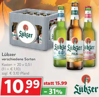 Getränkeland Lübzer 20 x 0,5 L Angebot