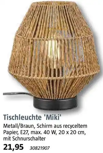 Bauhaus Tischleuchte Miki Angebot