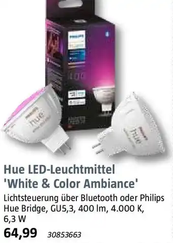 Bauhaus Philips Hue LED-Leuchtmittel 'White & Color Ambiance' Angebot