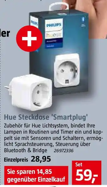 Bauhaus PHILIPS Hue Steckdose Smartplug Angebot