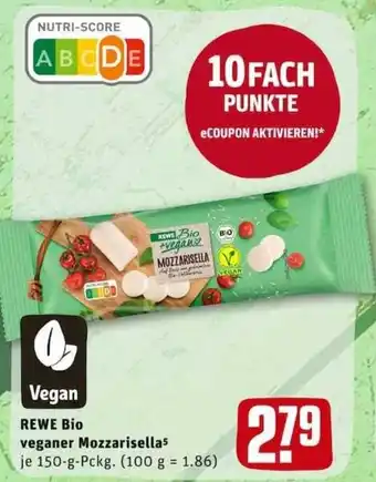 REWE City Rewe Bio Veganer Mozzarisella 150g Angebot