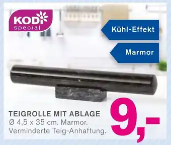 KODi KODI special TEIGROLLE MIT ABLAGE Ø 4,5 x 35 cm. Marmor. Angebot