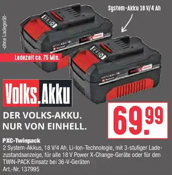 BayWa Einhell PXC Twinpack Angebot