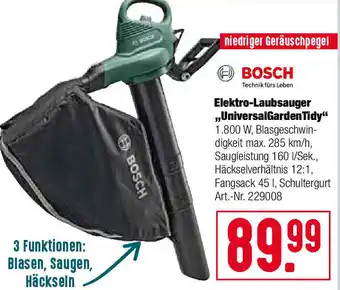 BayWa Bosch Elektro Laubsauger UniversalGardenTidy Angebot