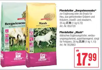 BayWa Pferdefutter Bergwiesencobs oder Mash Angebot