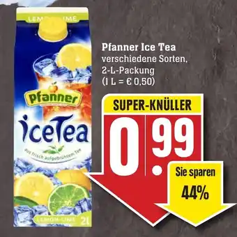 Edeka Neukauf Pfanner Ice Tea 2L Angebot