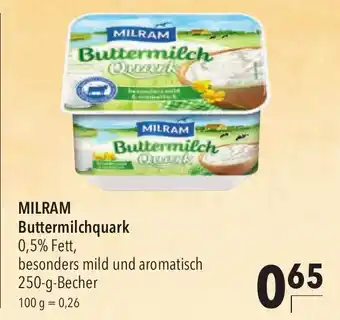 CITTI Markt Milram Buttermilchquark 250g Angebot