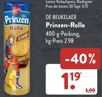 Aldi Süd DE BEUKELAER Prinzen-Rolle 400g Angebot