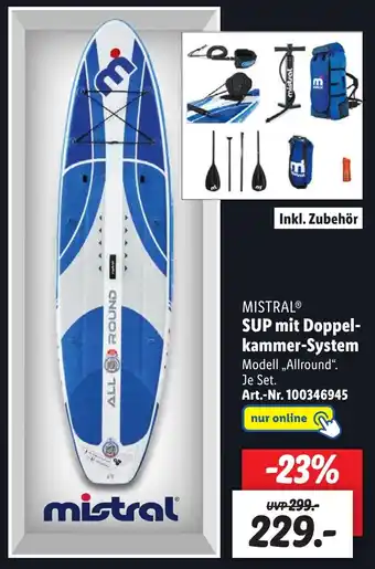 Lidl MISTRAL SUP mit Doppelkammer-System Angebot