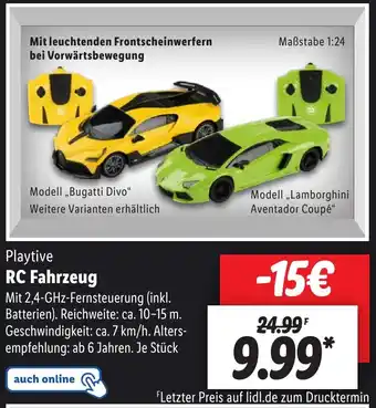 Lidl Playtive RC Fahrzeug Angebot