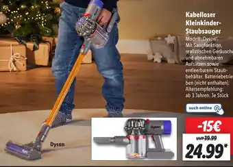 Lidl Dyson Kabelloser Kleinkinder Staubsauger Angebot