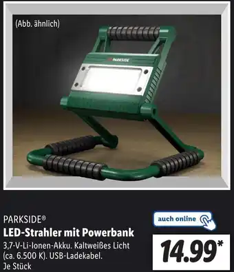 Lidl PARKSIDE LED-Strahler mit Powerbank Angebot