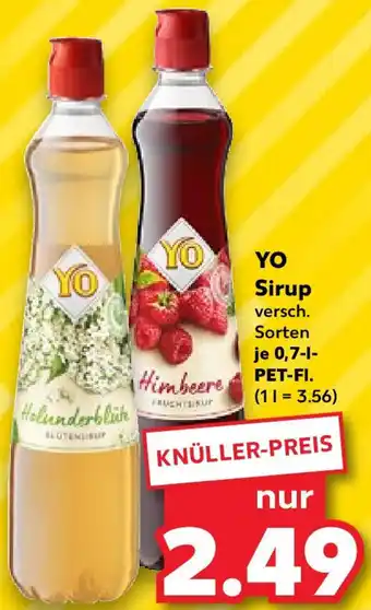 Kaufland YO Sirup 0,7 L Angebot