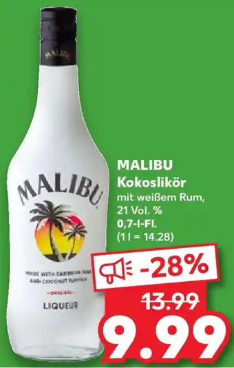 Kaufland MALIBU Kokoslikör 0,7 L-Fl. Angebot