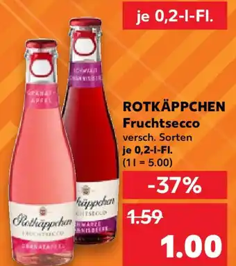 Kaufland ROTKÄPPCHEN Fruchtsecco 0,2 L-Fl. Angebot