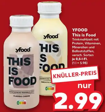 Kaufland YFOOD This is Food 0,5 L-Fl. Angebot