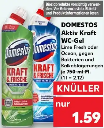 Kaufland DOMESTOS Aktiv Kraft WC-Gel 750 ml Fl. Angebot