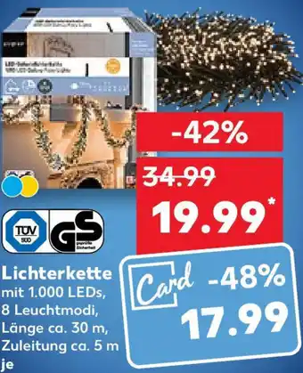 Kaufland LIV & BO Lichterkette mit 1.000 LEDs Angebot