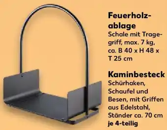 Kaufland Feuerholzablage Angebot