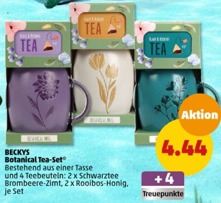 BECKYS Botanical TeaSet Angebot bei PENNY