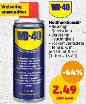 PENNY WD-40 Multifunktionsöl Angebot