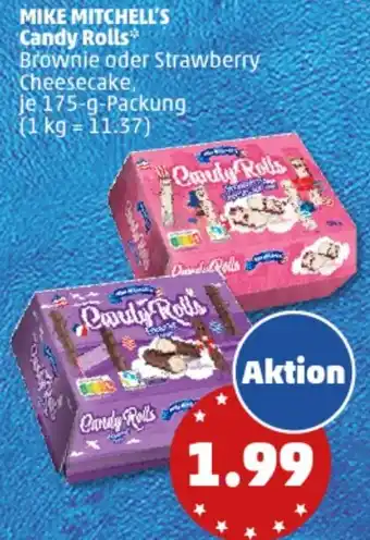 PENNY MIKE MITCHELL'S Candy Rolls 175 g Packung Angebot