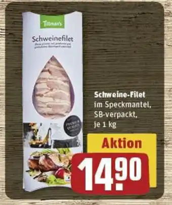 REWE Schweine-Filet im Speckmantel, SB-verpackt, je 1 kg Angebot