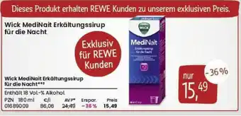 REWE Wick MediNait Erkältungssirup für die Nacht Angebot