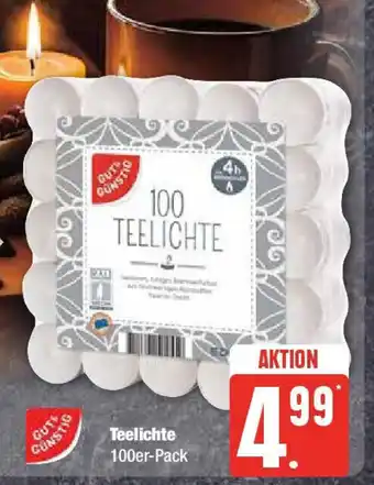 Edeka Gut & Gunstig Teelichte 100er-Pack Angebot