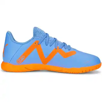 Intersport Puma kinder fussball-hallenschuhe future play it jr blue glimmer-puma white-ultra 36 Angebot