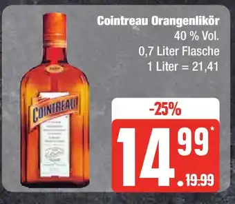 Edeka Cointreau Orangenlikör 40 % Vol. 0,7 Liter Flasche Angebot