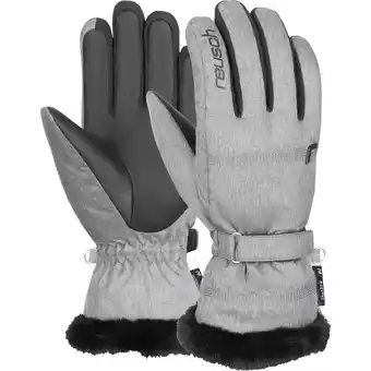 Intersport Reusch damen handschuhe reusch luna r-tex xt grey melange / black 8 Angebot