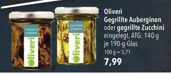 CITTI Markt Oliveri Gegrillte Auberginen oder gegrillte Zucchini 190g Angebot