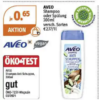 Müller Aveo Shampoo 300ml Angebot