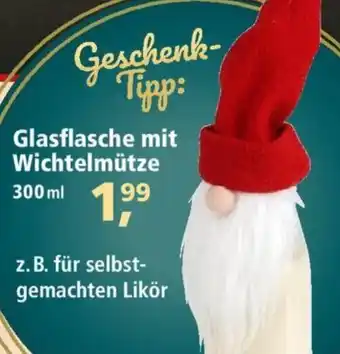 Thomas Philipps Glasflasche mit Wichtelmütze 300 ml Angebot