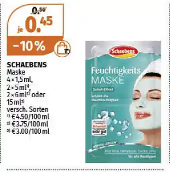 Müller Schaebens maske Angebot