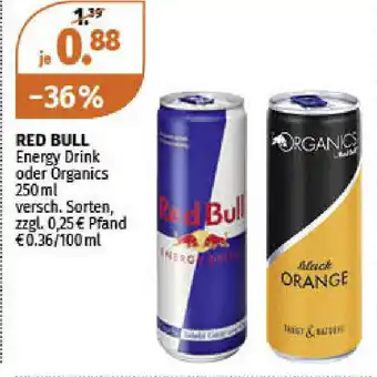 Müller Red bull 250ml Angebot