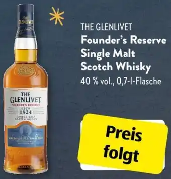 Aldi Süd THE GLENLIVET Founder's Reserve Single Malt Scotch Whisky 0,7 L Flasche Angebot