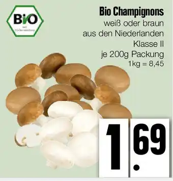 Edeka Xpress Bio Champignons 200g Angebot