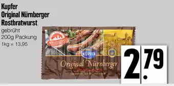 Edeka Xpress Kupfer Original Nürnberger Rostbratwurst 200g Angebot