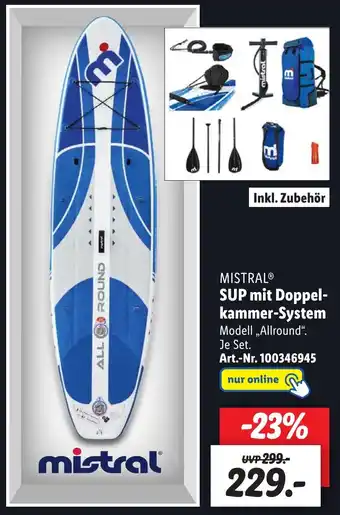 Aldi Nord MISTRAL SUP mit Doppelkammer-System Angebot