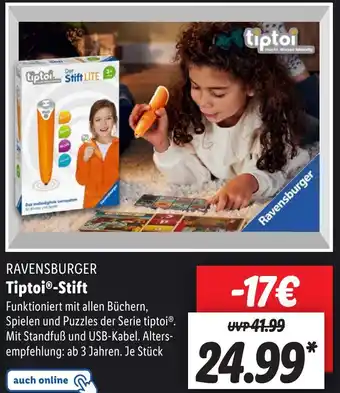 Aldi Nord RAVENSBURGER Tiptoi-Stift Angebot