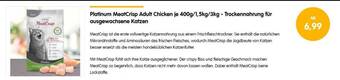 MegaZoo Platinum MeatCrisp Adult Chicken je 400g/1,5kg/3kg - Trockennahrung für ausgewachsene Katzen Angebot
