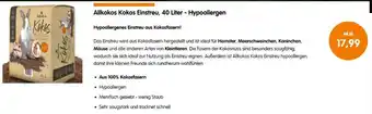 MegaZoo Allkokos Kokos Einstreu, 40 Liter - Hypoallergen Angebot