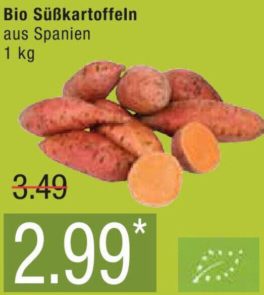 Marktkauf Bio Süßkartoffeln 1 kg Angebot