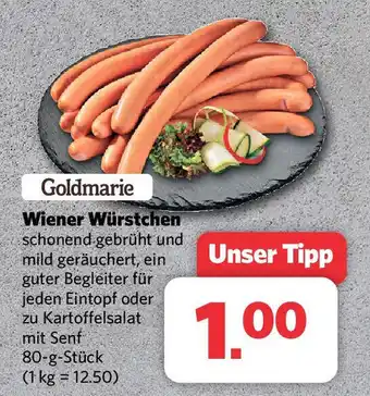Combi Goldmarie Wiener Würstchen 80-g-Stück Angebot