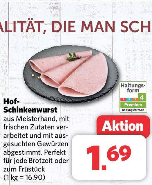 Combi HOFWERTE Hof-Schinkenwurst Angebot